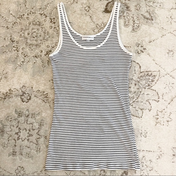 Aritzia Tops - Community by Aritzia Ribbed Striped Tank Top Size XS